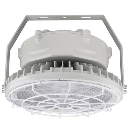 Westgate Round Hazardous Location Flood/Highbay Light, 100W/150W, Flat Wire Guard EXPR-100-150W-WGF